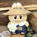 17cm Mini Plush Doll'S Clothes Outfit Accessories For Korea Kpop Exo Labubu I II Idol Dolls sit party overalls Clothing Gift