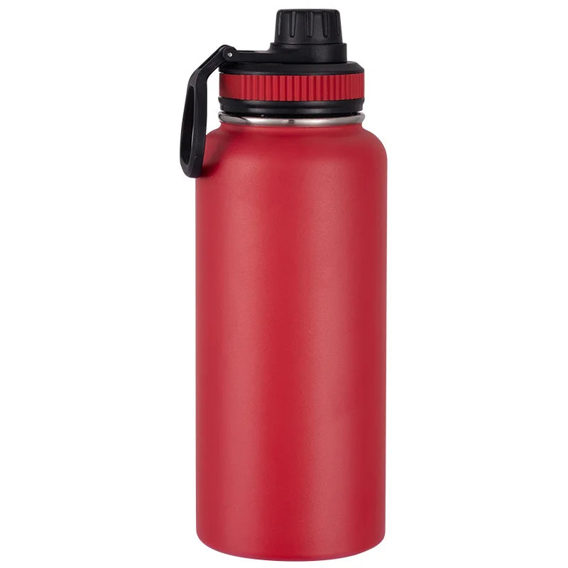Large Sports Double Wall Stainless Steel  Water Drinking Bottle Insulated Mugs Thermos Vacuum Flask