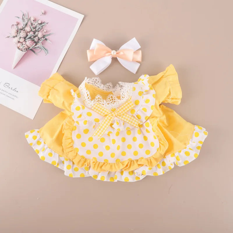 2025 New 38cm Labubu Hot Only Selling Clothes Labubu Mokoko Idol Doll Fashion Design Dress Coat Set Accessories Gift