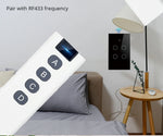 Tuya WiFi Touch Wall Smart Switch 1/2/3 Gang Light Switch Without Neutral Line Smart Life APP Control Support Alexa Google Home