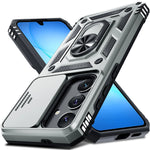 Case For Samsung Galaxy S25 S24 S23  Ultra Plus  FE A17 A36 A56 A55 A35 5G Military-Grade Protection Phone Slide Camera Cover