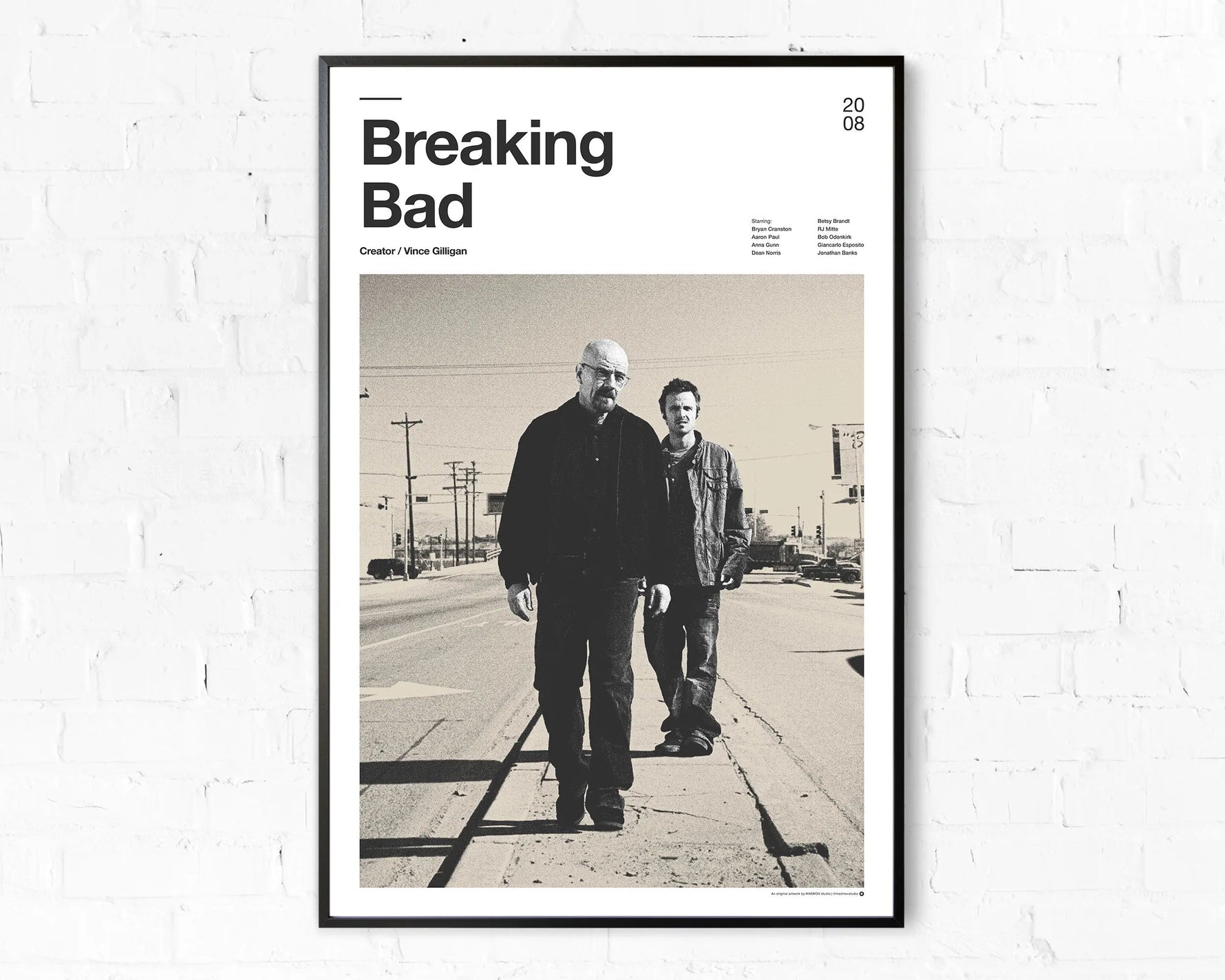 Classic Movie TV Series Breaking Bad/The Sopranos/Top Gun Simple Modern Home Wall Decor Painting Canvas Poster