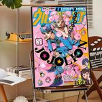 Anime J-JoJo Bizarre Adventure Poster Sticky Wall Art Printing Waterproof Home Living Bed Room Bar Aesthetic Decor