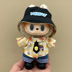 For 17cm V1V2 Labubu  Doll Fashion New Style Set Doll Replacement Clothing