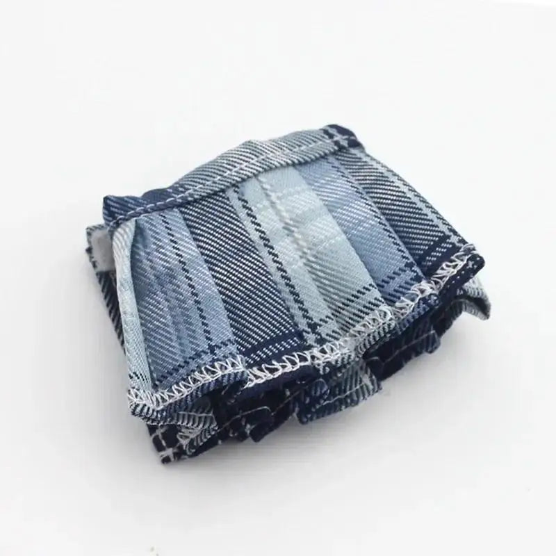 Mini Doll Clothes Outfit Accessories For 15-17cm Labubu V1 V2 V3Labubu Uniform Set Outfit Skirt and Sweater Sunglasses Clothing