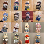 New Labubu Clothing Popular New Products Fashion Velcro 17cm Doll Cute Dress Casual Set Skirt Plush Toy Clothing