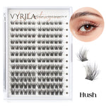 Individual Lashes Cluster C Curl Mix Lash Clusters 3D Wispy DIY Eyelash Extension 0.1mm Super Thin Band Resuable Natural Lashes