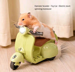 Mini Electric Motorcycle Children's Toy for Labubu Retro Dazzling Spin Toy Motor for Doll Cotton Doll Pet Toys  Birthday Gift