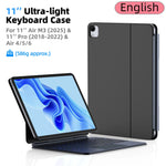 Lightweight Magic Keyboard for iPad Air 2025 Case for iPad Air 6 11 2024 Pro 13 Pro 11 2024 for iPad Pro 12.9 Air 4 5 10.9