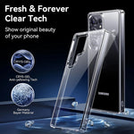 Shockproof Hard Case For Samsung Galaxy S25 Ultra S25+ Plus Hybrid Crystal Clear Acrylic Cover For S25ultra 25 Silicone Soft She