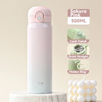 500ml large capacity thickened 316 stainless steel vacuum Thermal insulation portable Tumbler Thermos Water bottle Coffee cup