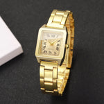1/2PCS Fashion Square Dial Women Watches Ladies Quartz Wristwatches Girls Clock Reloj Mujer（Without Box）