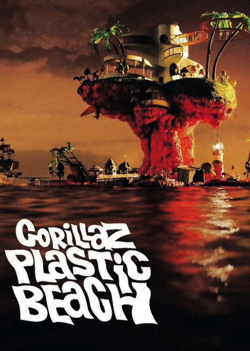 Virtual Anime Rock Band Gorillaz Poster Modern Music Album Cover Canvas Painting Wall Art for Club Living Room Home Decor Mural