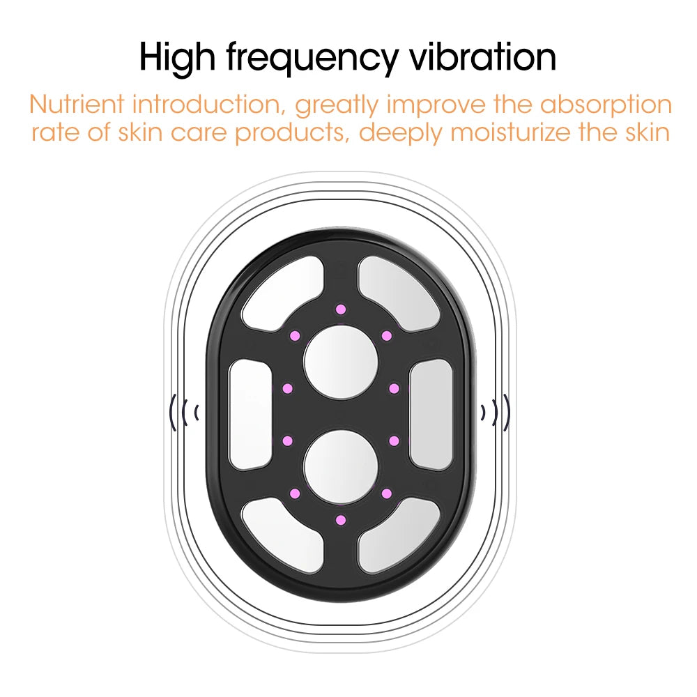 Radio Frequency Body Slimming Machine Fat Burner Slim Shaping Device LED Light Cellulite Massager Black White