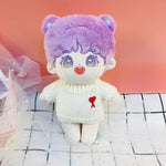 Doll Clothes for 20cm Idol Dolls Plush Star Doll's Clothing Sweater Stuffed Toy Outfit for Cotton Dolls Accessories DIY Gifts