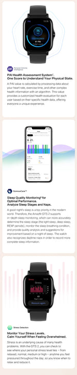 [Ship From Poland] Amazfit GTS 2 New Version Smartwatch 43mm All-round Health and Fitness Tracking Smart Watch Alexa Built-in