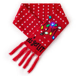 Christmas LED Scarf - Knitted Multicolor Light-Up Scarf for Kids and Adults