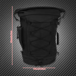 Motorcycle 50L Luggage Backpack Multifunction Tail Rack Bag Travel Outdoor Sports Expandable Sissy Bar Backrest Bag With Straps