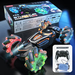 4WD RC stunt car rotation drift 2.4G wireless remote control car children's and boys sound and light toy car