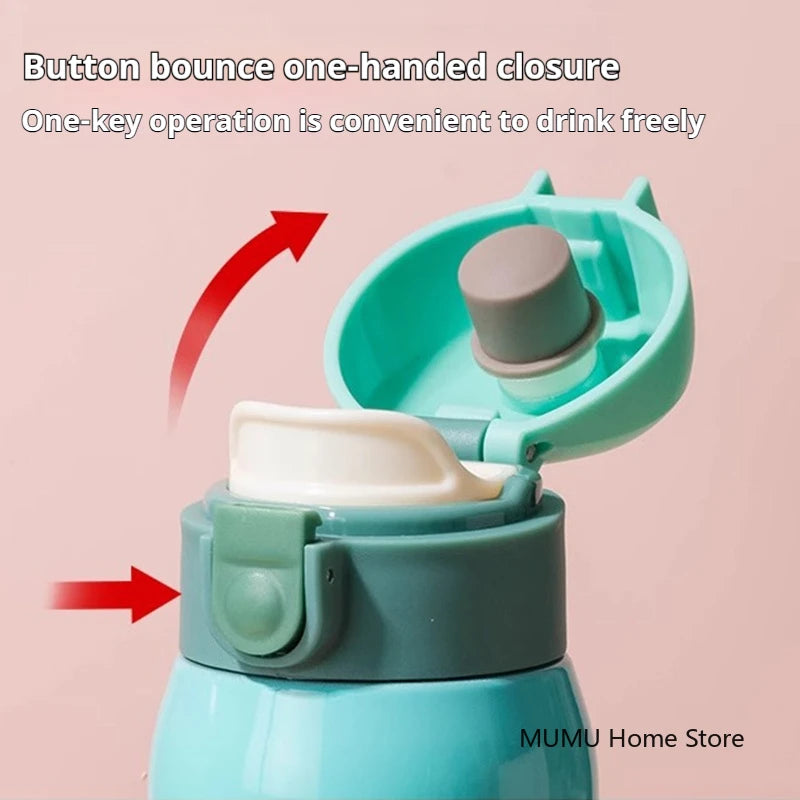 Mini Thermos Cup 200ml/360ml Pocket Cup Stainless Steel Thermal Coffee Mug Vacuum Flask Insulated Hot Water Bottle Kids Gift