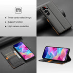 Business Flip Leather Case For Samsung Galaxy A17 A16 A36 A56 A26 A07 A55 A35 A15 A54 A34 A14 A53 A33 A13 Magnetic Wallet Cover