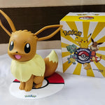2025 Hot Pokemon Pikachu Doll Model Large Figure Charmander Eevee Porkby Squirtle Ornament Figurine Younth Toys Collects Gifts