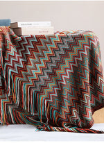 Boho Bed Plaid Blanket Geometry Aztec Baja Blankets Ethnic Sofa Cover Slipcover Decor Throw Wall Hanging Tapestry Rug Cobertor