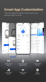 HAYLOU S40 ANC Wireless Headphone 50dB Noise Canceling Hi-Res 3D Spatial Audio Earphone with LDAC Bluetooth 6.0 Over Ear Headset