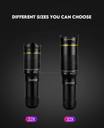 32x Professional Telescope Monocular HD Zoom Phone Lens Camera Telephoto With Tripod Metal Telescope For Tourism Camping