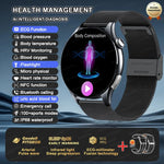 2025 New Health Analysis ECG+PPG Smart Watch Body Fat Uric Acid Blood Pressure Heart Rate Tracker NFC Smartwatch For Android IOS