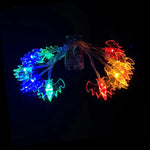 1.5M 10LED Halloween LED Light String Horror Eyeballs Pumpkin Spider Bat Skull Lamp Trick Or Treat Happy Halloween Party Decor