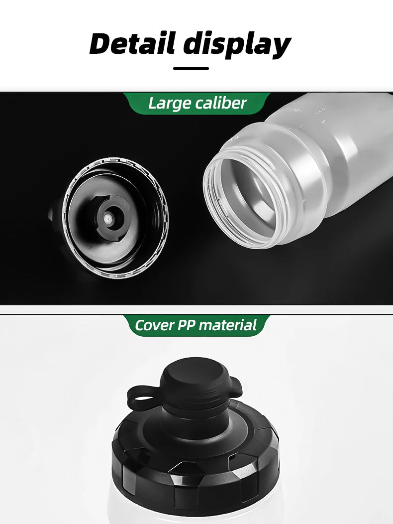 X-TIGER MTB Road Cycling Water Bottle 650ML Leak-proof Bicycle Squeeze Water Bottle for Long-distance Cycling Outdoor Sports Por