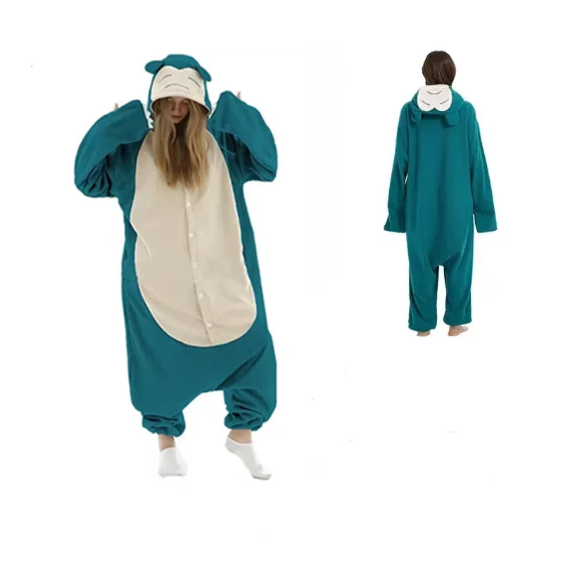 Pokémon Kigurumi Onesie – Snorlax, Gengar, Umbreon & More | Premium Cosplay Pajama Suit (Adult Edition)