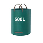 Heavy-Duty PP Garden Waste Bags - Reusable Yard Debris Bags with Industrial Fabric and Handles for Plant, and Leaf Collection