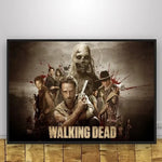 Classic Art Poster The Walking Dead The Comic Wall Art Paint Wall Decor Canvas Painting Prints Interior Bar Cafe No Frame