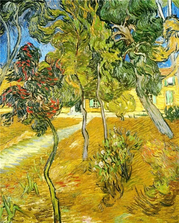 HD Print Van Gogh Masterpiece Poster Abstract Garden Almond Blossoms Starry Night Canvas Painting Wall Picture Room Home Decor