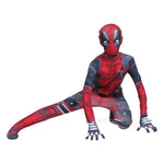 New Movie Character Role Play Costume Superhero Deadpool Costume Mask Sword Bag Suits Halloween Party Cosplay Jumpsuit 3D Style