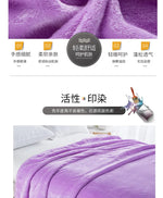 2025 new solid color simple plush blanket multi-functional Farley plush thickened warm blanket