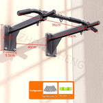 Horizontal Bar Household Indoor Wall Pull Up Device, Perforated Single Pole Lifting Ring, Home Fitness Equipment