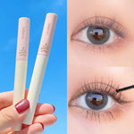 Silk Fiber Curling Mascara, Ultra-Fine Brush, Lengthening & Volumizing, Waterproof, Smudge-Proof, Long-Lasting, Unisex, Eye Safe