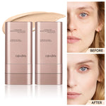 Clear and Moist Hydrating Foundation Naturally Perspective, Moisturizing, Bling, Glossy, Thin and Lightweight Double Head Makeup Foundation Rotated, More Comfortable, Waterproof Function, Easy to Makeup, Easy to Use