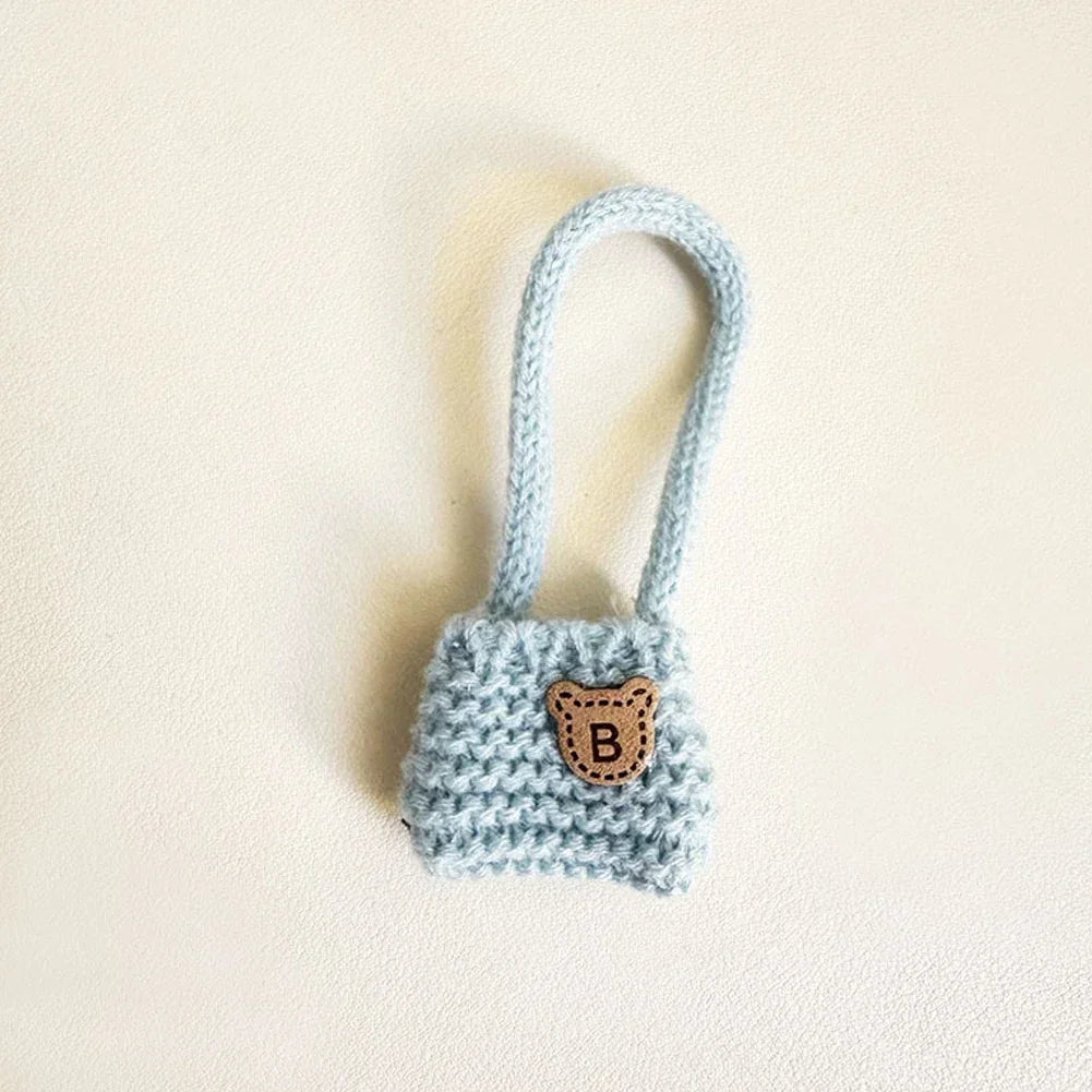 For 15-17 cm V1v2 Labubu Clothes Outfit Labubu Sitting Party Bear Label Scarf Hat Bag Dolls Accessories Cute Decoration Sweater