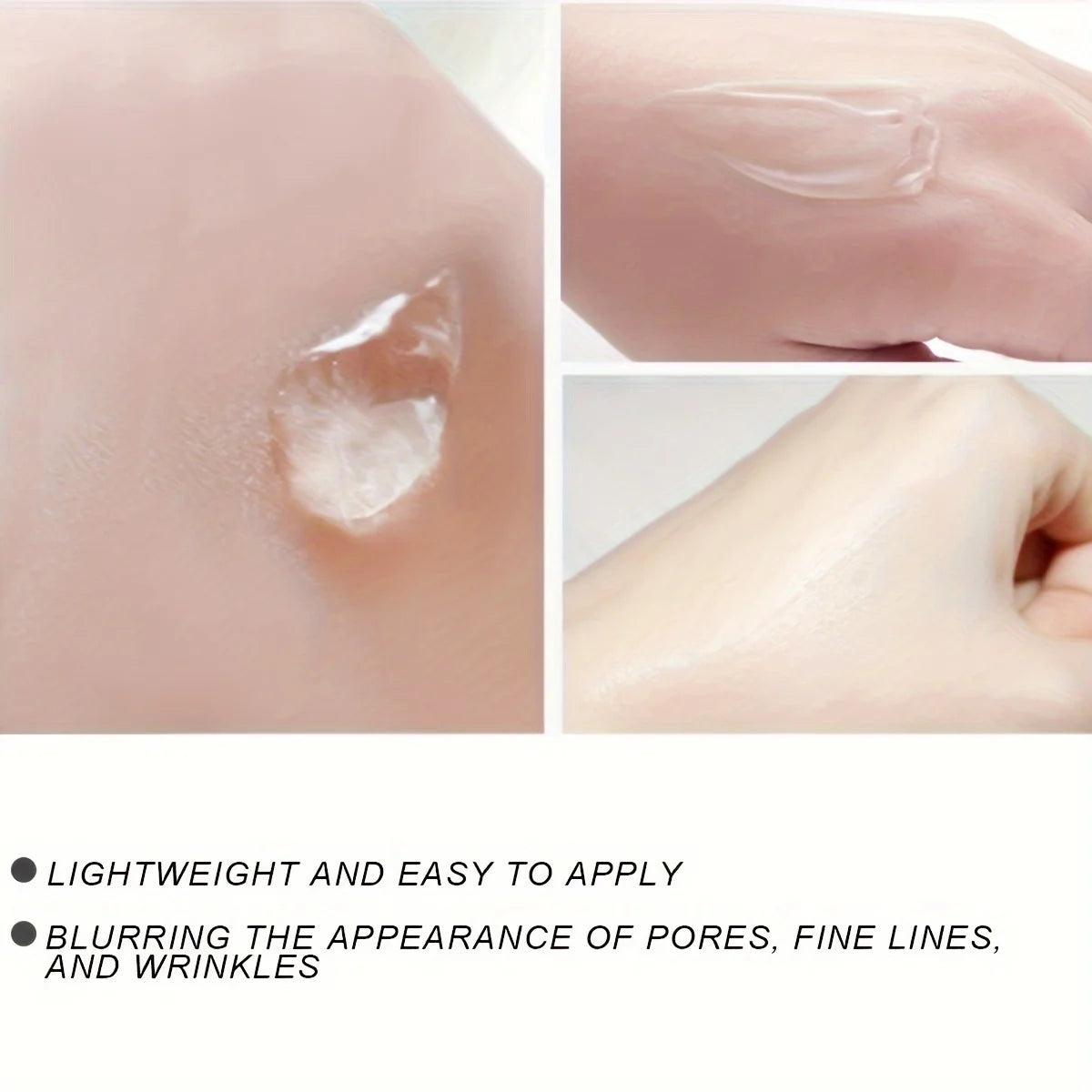 Long lasting moisturizing, waterproof, anti shedding, quick film-forming, easy to apply before applying soft tube makeup lotion