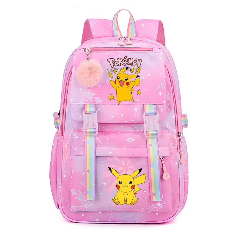 Pokémon Backpack for Kids & Teens – Pikachu & Charmander School Bag (Back-to-School Gift)