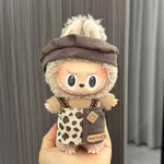 17cm Labubu V2 V1 Trendy Clothes Outfit Accessories Idol Doll Clothing for Kid Gift Labubu Ropa