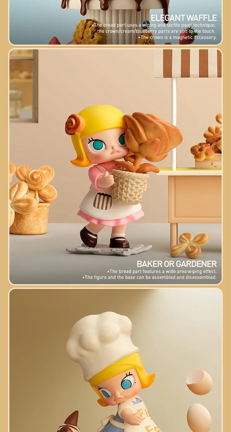 POP MART MOLLY Carb-Lover Series Mystery Box – 1PC/12PCS Blind Box Collectible Figure (Official POPMART Figurine)