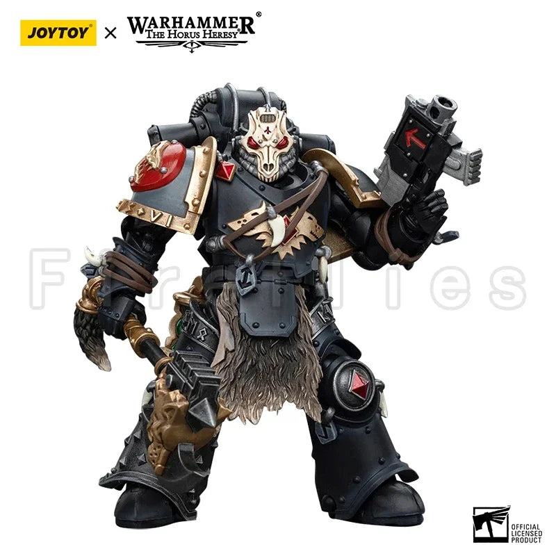1/18 JOYTOY Action Figure – Warhammer 40K Horus Heresy Space Wolves Logan Ghostwolf Mecha Model