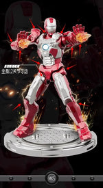Marvel figure Splicing toys iron man MK1 MK2 MK3 MK4 MK5 MK6 MK7 Action figure model Birthday gift for children