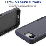 New TPU/PC Case for iPhone 16e / 16 Pro Max - Military Grade Shockproof Phone Cover Hybrid Armor Dual Layer Protection Shell