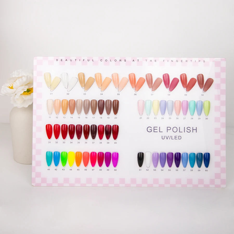 JR10pcs 12ml gel nail polish set Including Red Pink Nude Gel Polish Kit UV LED Soak Off Polish Home DIY top coat base coat gifts